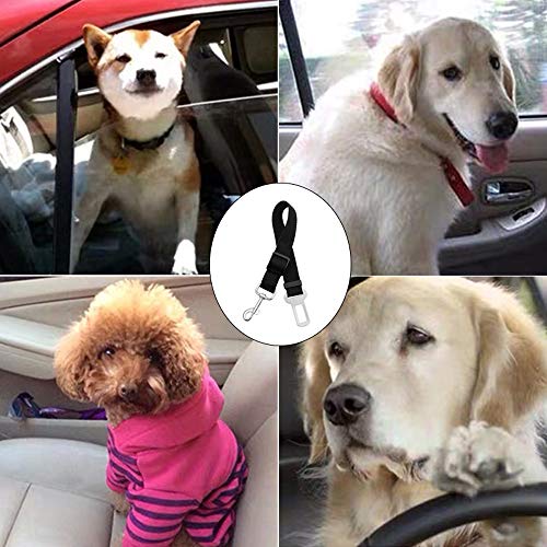 DaizySight Auto Hund Net Barrier, Durch Fahrzeug Small Mesh Barrier, Um Hunde Und Tierhaare Vom Vordersitz Fernzuhalten, mit Verstellbarem Pet Car Sicherheitsgurt