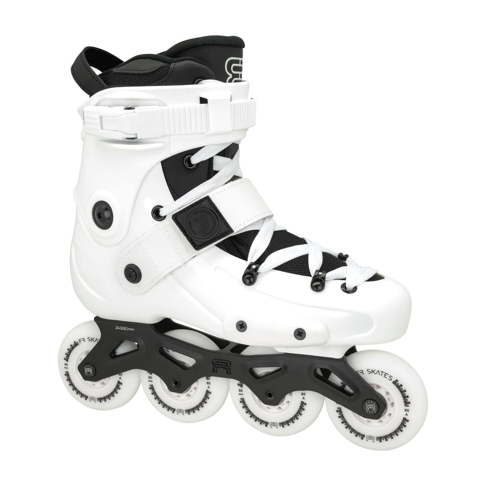 FR Skates - FRX 80 White - Adult Urban Inline Skates (EU 40 - US 7.5)