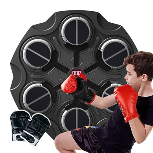 Machine de boxe murale connectée pour animer les séances de sport en famille au salon
