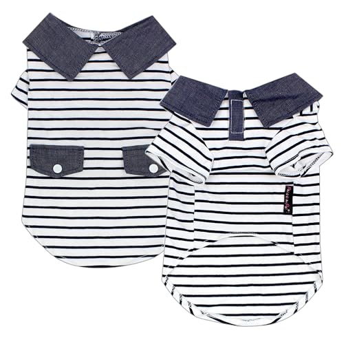 Parisian Pet Preppy Boy �|���V���c ? �q���̕� ? ��100% ����� ? ���킢������@�Ő􂦂�q���A�p���� - ���^���p�h�b�O�V���c XS