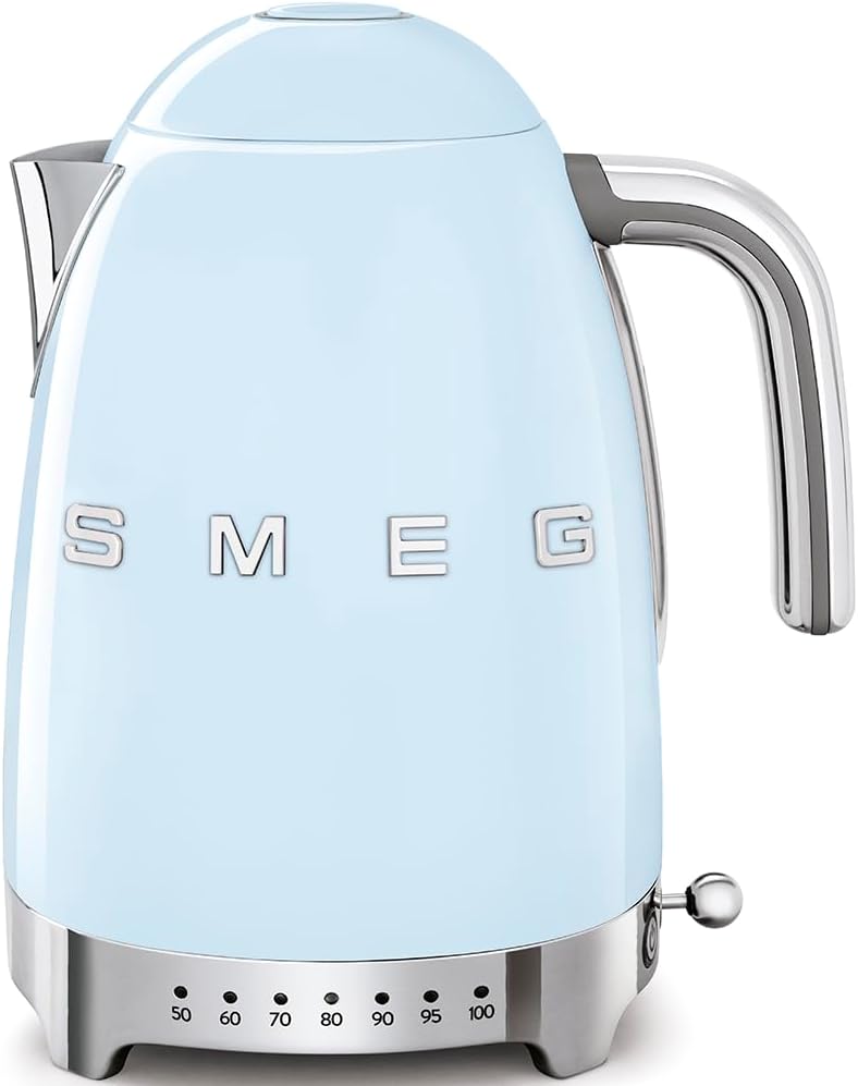 50s Retro Style Electric Kettle Pastel Blue KLF04PBAU