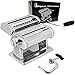 Produktbild Bugucat Nudelmaschine Pasta Maker, Edelstahl Frische Manuell Pasta Walze Maschine Cutter mit Klemme für Spaghetti Nudeln Lasagne Pastamaschine Einfache Bedienung und Reinigung