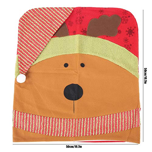 Kerst Decor hoge kwaliteit doek duurzaam milieuvriendelijk Xmas Stoel Cap Stoel Slip Case matig voor eettafel set home… - Afbeelding 4
