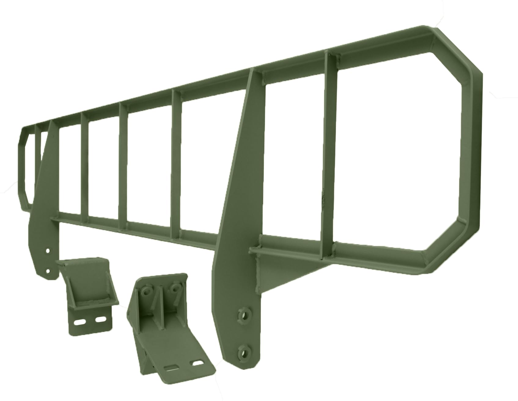 Buy Humvee Medium Duty Brush Guard Green + 2 ING Brackets ONLY NO