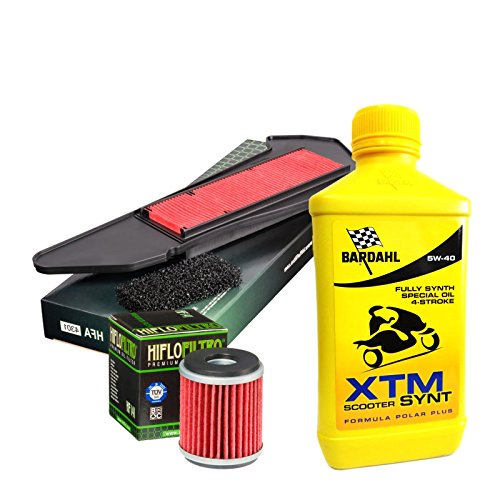 Kit de révision Bardahl XTM Scooter 5W40 filtre à huile à air Yamaha X-Max 300
