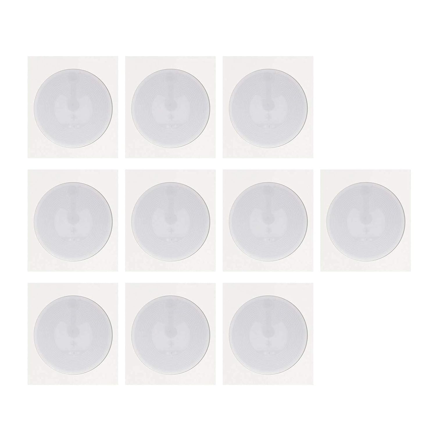 Ntag 216 NFC Tags Sticker Usable Capacity:888, 13.56 MHZ ISO 14443A RFID Tag Universal Label (10 pcs)