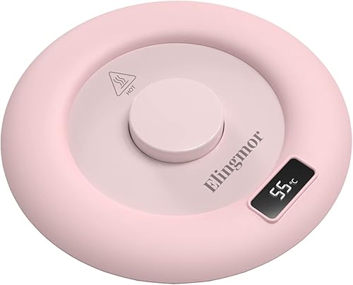 Calentador de tazas de café para escritorio con apagado automático, calentador de tazas inteligente adecuado para tazas con tamaño pequeño,