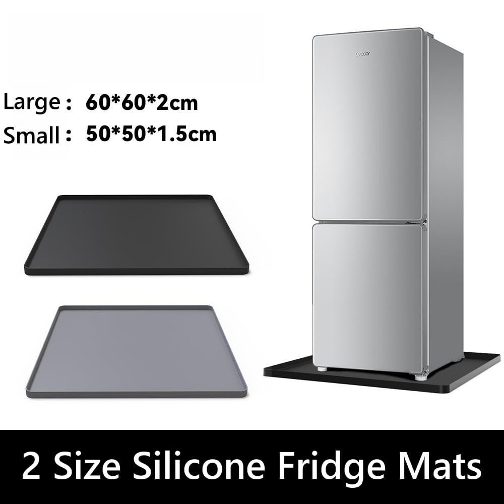 Yctze Mini Fridge Mat, 2020in With Raised Edges Drip Tray, Water - View #3