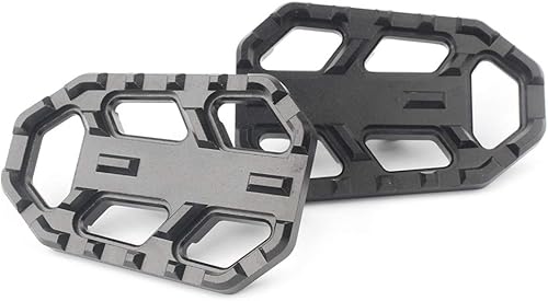 Miniatura 4 de Zhisheng - Estriberas anchas para motocicleta, reposapiés, pedal negro para Kawasaki para Versys-X300 17-18, para Versys 650 para Versys 1000 15-19