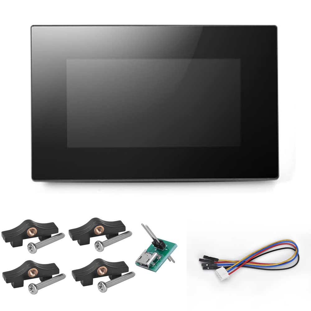 Nextion 7.0 Inch LCD Module Touch Display Intelligent Series NX8048P070-011C-Y HMI IPS RGB 65K Capacitive Touchscreen with Enclosure