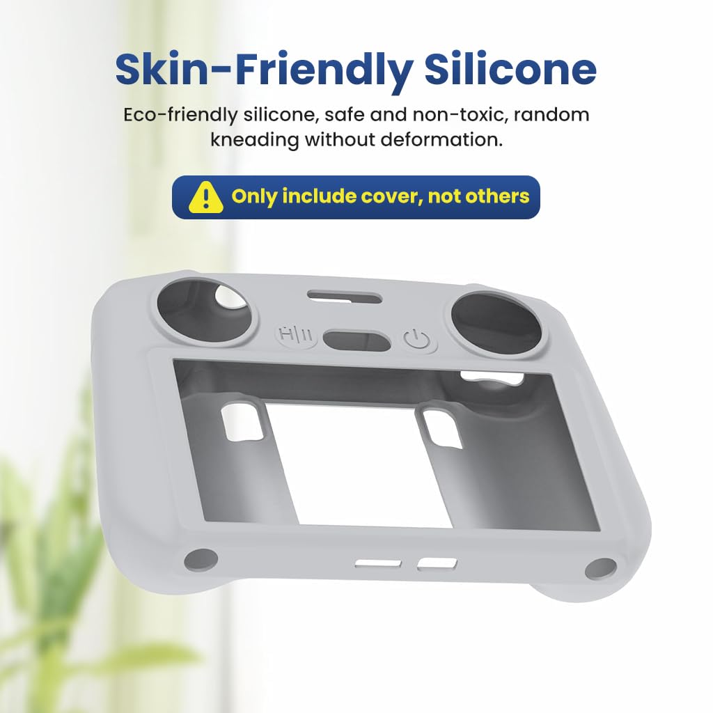 ZORBES Silicone Case for DJI Air 3 RC 2 Remote Controller, Protective Cover 1