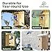 Kingsyard Blue Bird House for Outdoors - Classic Wooden Bluebird House with Predator Guard for Bluebirds Titmice Chickadees Nesting Birds, Wood