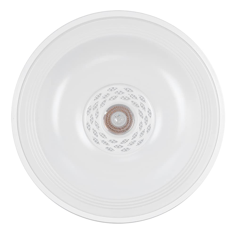 Qcwwy Smart Lampada da Soffitto Funziona con Alexa (milky white border)