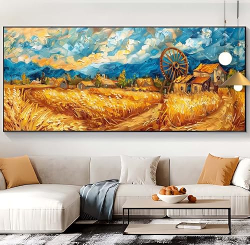 Painting Diamant Automne : Embellissez Votre Salon Avec Cette Toile Géante