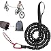 Produktbild Abschleppseil Fahrrad,3 M Kinder Fahrrad Abschleppseil Eltern-Kind-Zugseil Gedehnt Elastisch Zugseil Mit Sicherheitshaken,Bis 500 Lb/225 Kg,Fit füR Kinder Oder Erwachsene Mountainbike