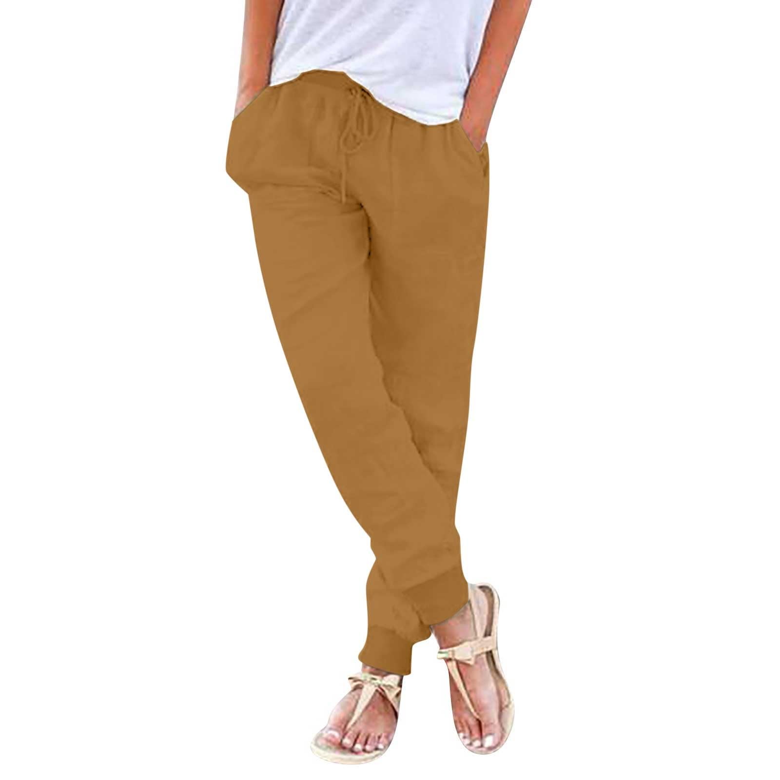 Générique Ski-Leggings mit elastischem Bund für Damen, mit Taschen, Latzhose, Jeanskleid