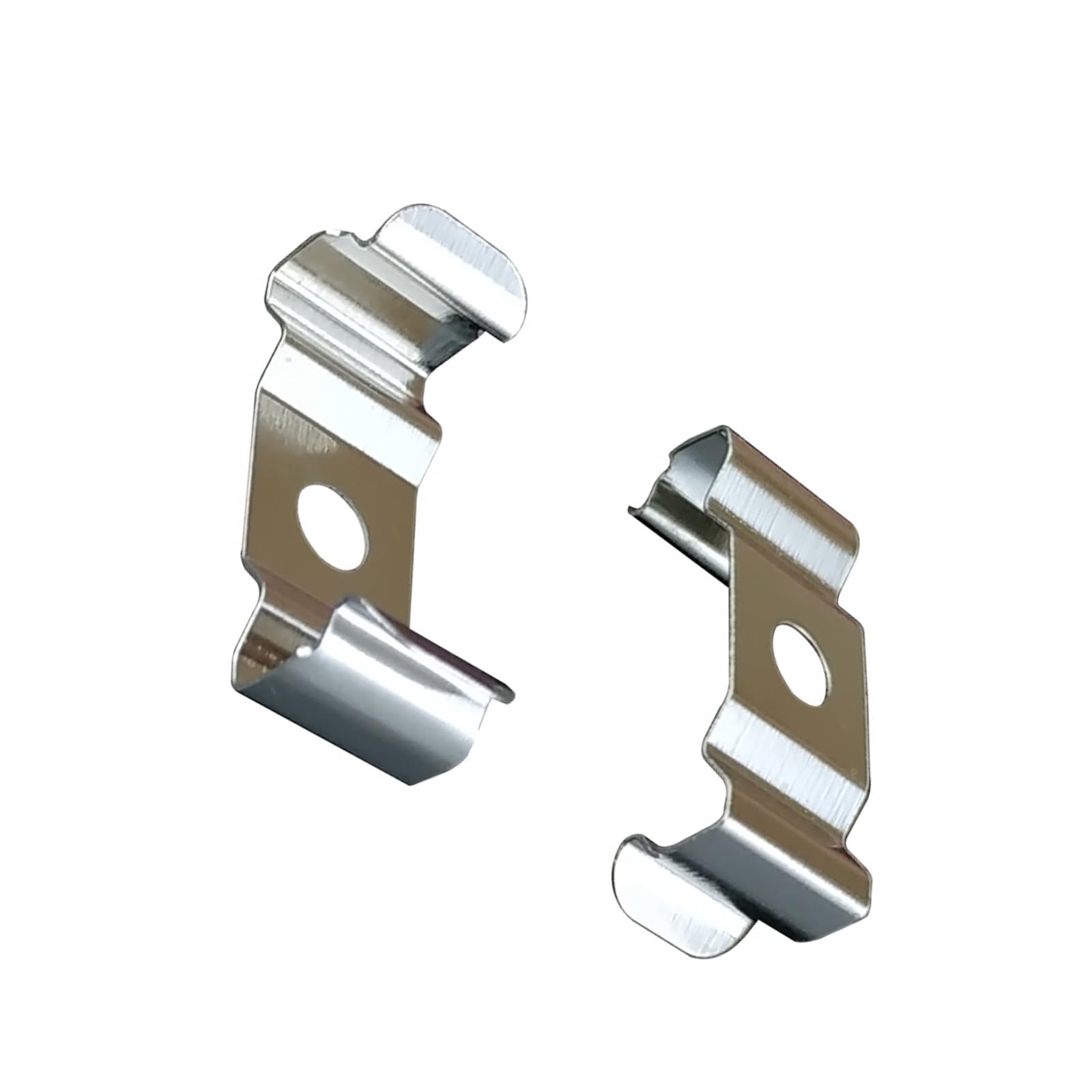 NEWFT Practical Light Clip Secure Retention Systems for Fluorescent Fixtures Sturdy Manganeses Steel Shop Brackets Fixture Clip