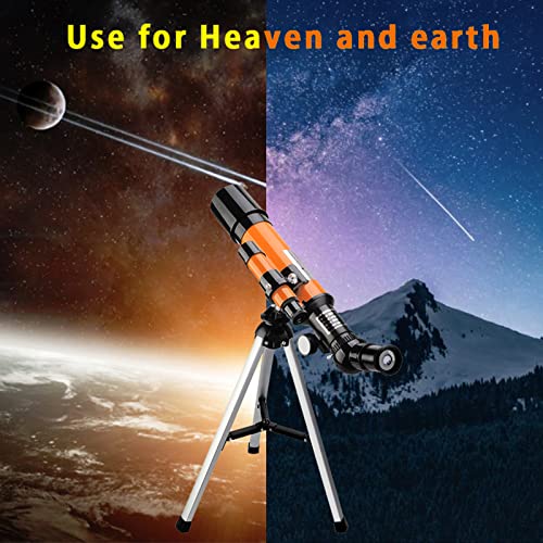 Telescopio refractor para niños, 50 mm apertura, 360 mm focal miniatura 7