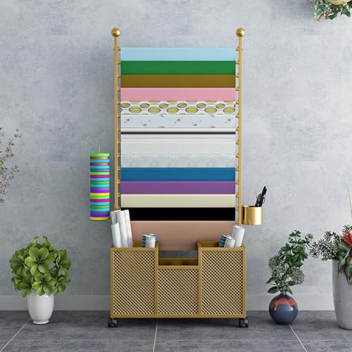 Chariot de rangement pour rubans à 13 niveaux pour organiser vos outils DIY