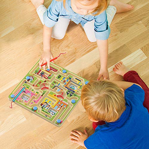 image for LESONG Maze Magnetic Puzzle Toy for Kids, STEM Toy Developmental Activ