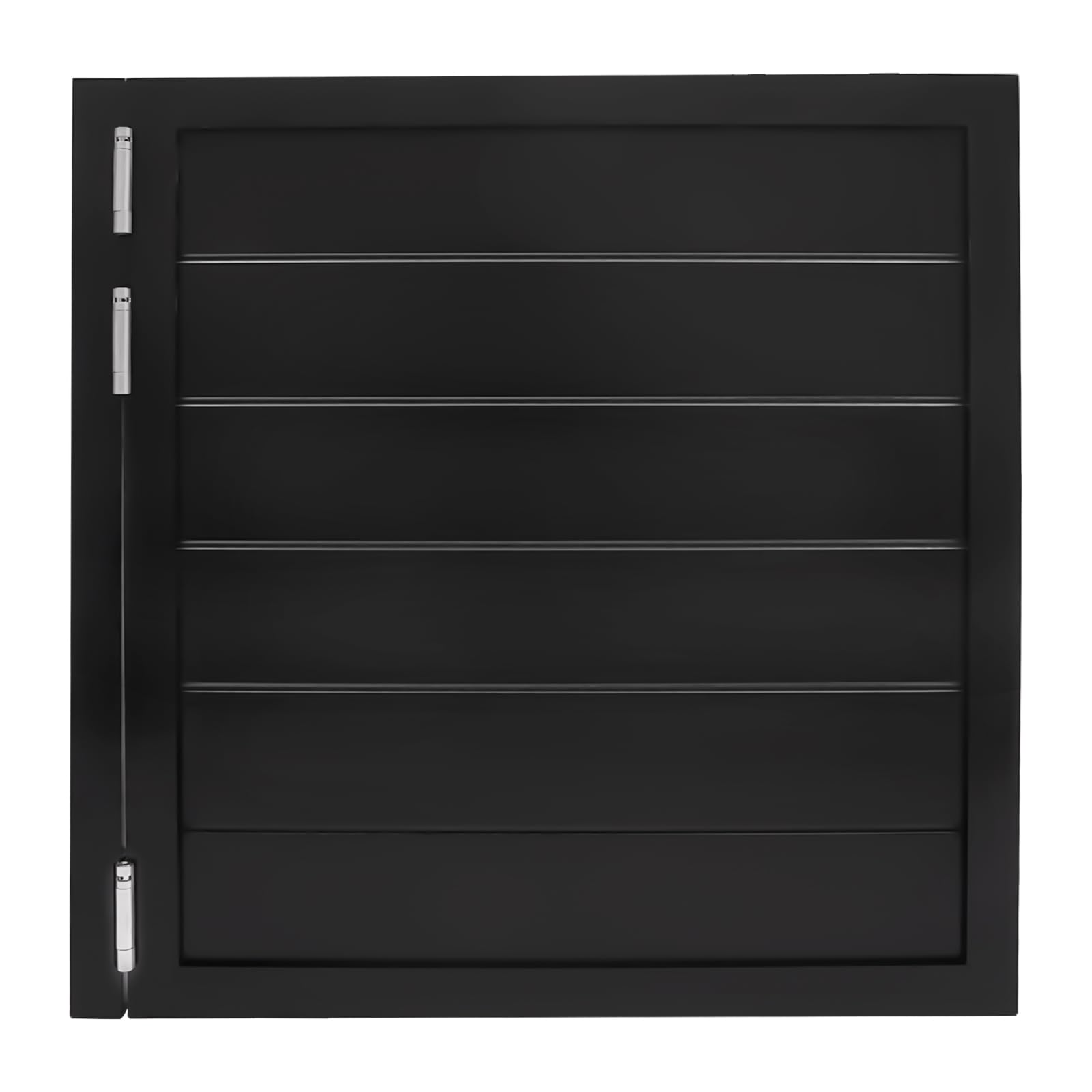 Porta da salone oscillante da caffè, porta basculante, in legno massiccio, porta a battente per interni, 90 x 90 cm, porta a battente singolo, porta decorativa interna per dispensa (nero)