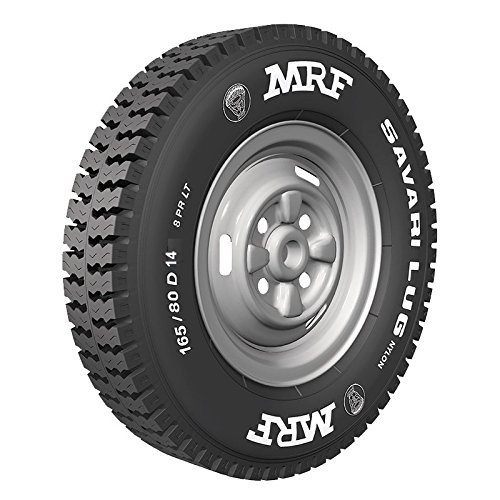 Image of MRF LT 165 D14 SAVARI LUG N8 97 /95K 8PR Tube Tyre (Rear ONLY)