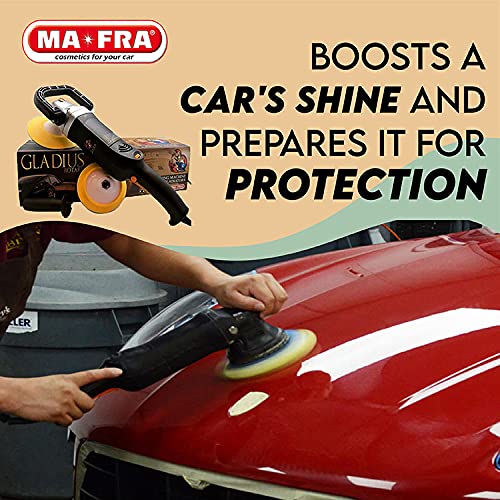 Image of MAFRA Gladius R 56, Rotary Polisher, Plastic & Cast Iron Car Polish Machine for Teflon Coating, Electric Car Polisher Machine, Exterior Car Cleaning Products, 2.2kg