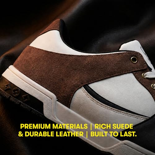 Image of Superdog Men Dogs M11 /M12 Monochrome Classic Sneakers | Everyday Casual Shoes | 5-Layer Hexa-Cushion Comfortable Walking Footwear with Wide Toe Box & Anti-Slip Sole | Lace-Up Style