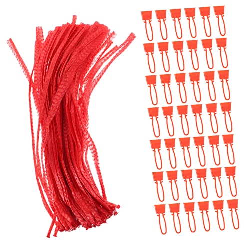 MAGICLULU 100pezzi Borse Riutilizzabili Rete Per Frutta e Verdura Da Mesh Per Conservazione Alimenti e Riduzione Sprechi Capacità e Design Traspirante
