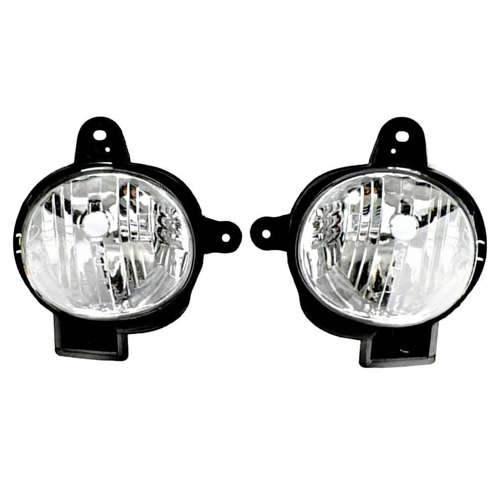 Riloer 2pcs 12V fendinebbia anteriori auto, sinistra destra fendinebbia alogeni fendinebbia sostituzione per T0Y0TA H-ilux V-IGO M-K7 2012-2014, impermeabile antipolvere sostituire kit