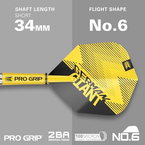 Image of Target Darts Gabriel Clemens 24G Tungsten Steel Tip Darts Set - 9 Pro Grip Shafts - 9 Pro Ultra Flights - Dart Wallet - Dart Counter App Coupon Bundle