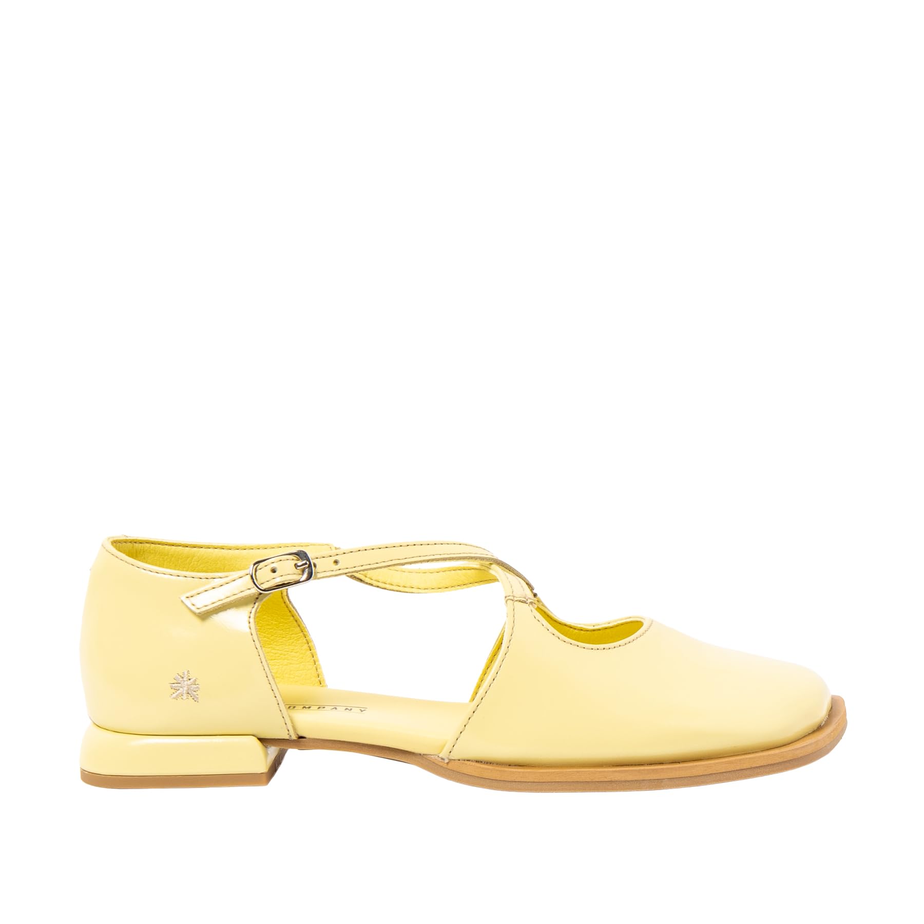 Art 2002 Bergamo, Sandalias Planas Mujer, Pale Yellow, 36 EU