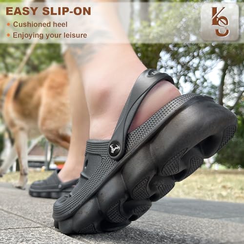 Image of KEMISANT Women Clogs,Comfortable Mules Sandals Slippers Nurse Garden Shoes Unisex for Men Cushioned Support