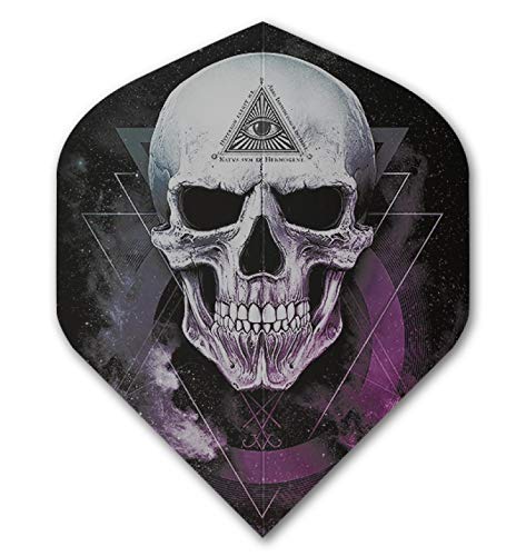 US Darts 2 Sets (6 Flights) Alchemy VOILD Skull Standard Dart Flights