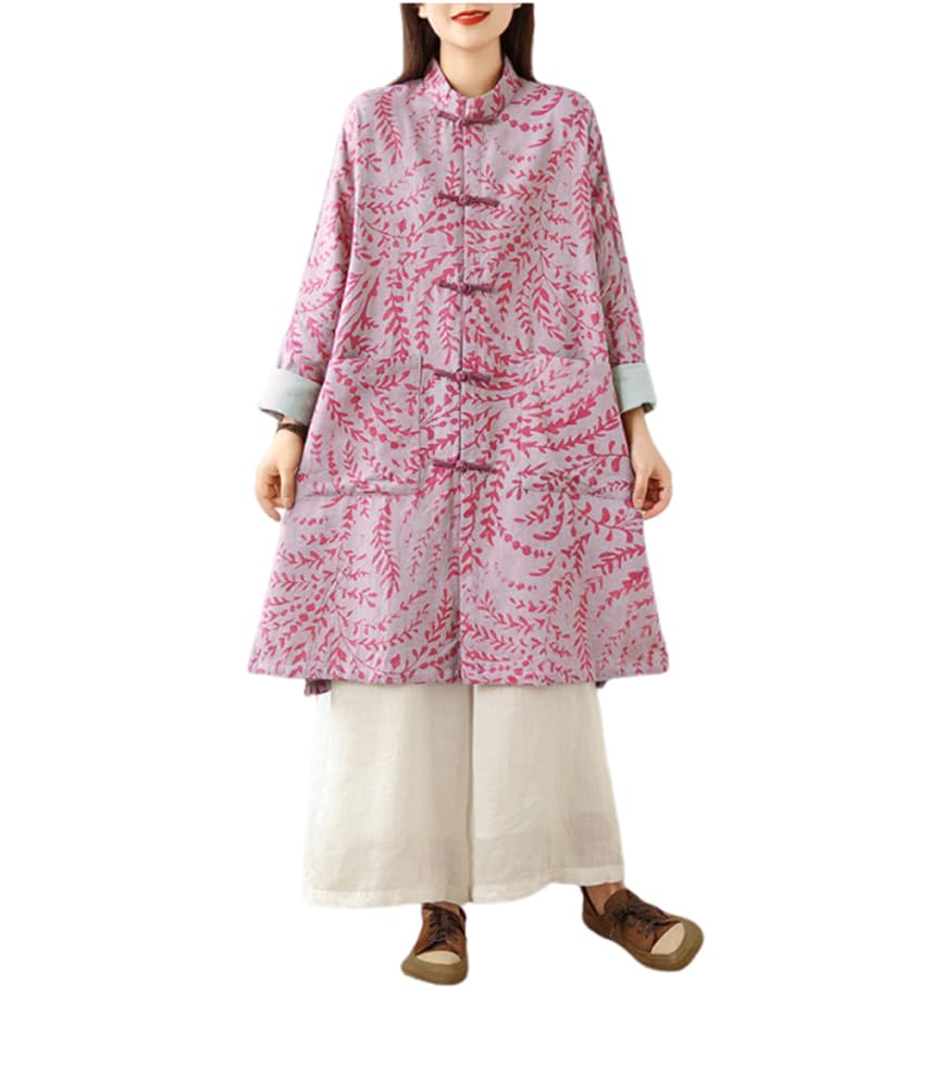 PRINCESS BRIDE Primavera Estate Donna Oversize Retro Allentato Manica Pipistrello Media Lunghezza Cappotto Top Cotone Lino Cardigan Coprire