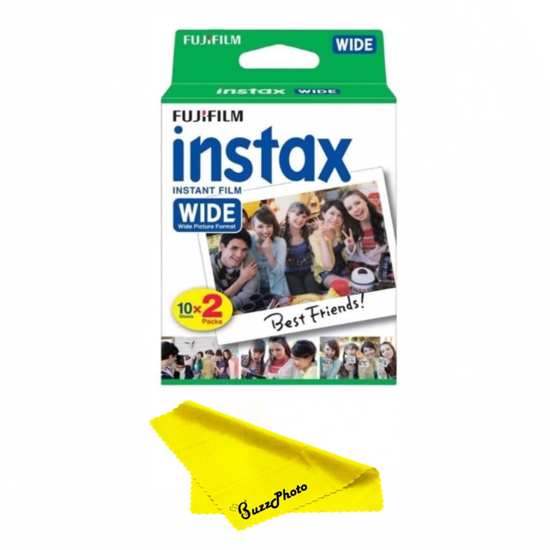 Amazon.co.jp: Fujifilm Instax ワイドインスタントフィルム ツイン