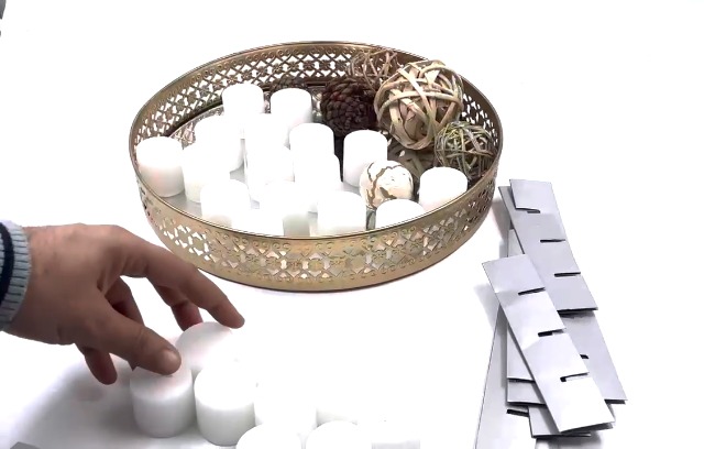 Image of Hosley Unscented White Votive Candles, 144-Pack - Clean-Burning, Long-Lasting 10-12 Hour Burn - Ideal for Weddings, Home Decor, Spa, Events - Bulk Value for Versatile Use
