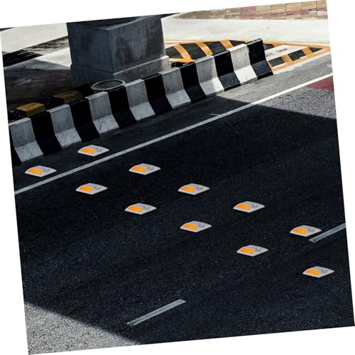 Marcadores reflectantes de aluminio para carretera 2 piezas miniatura 4