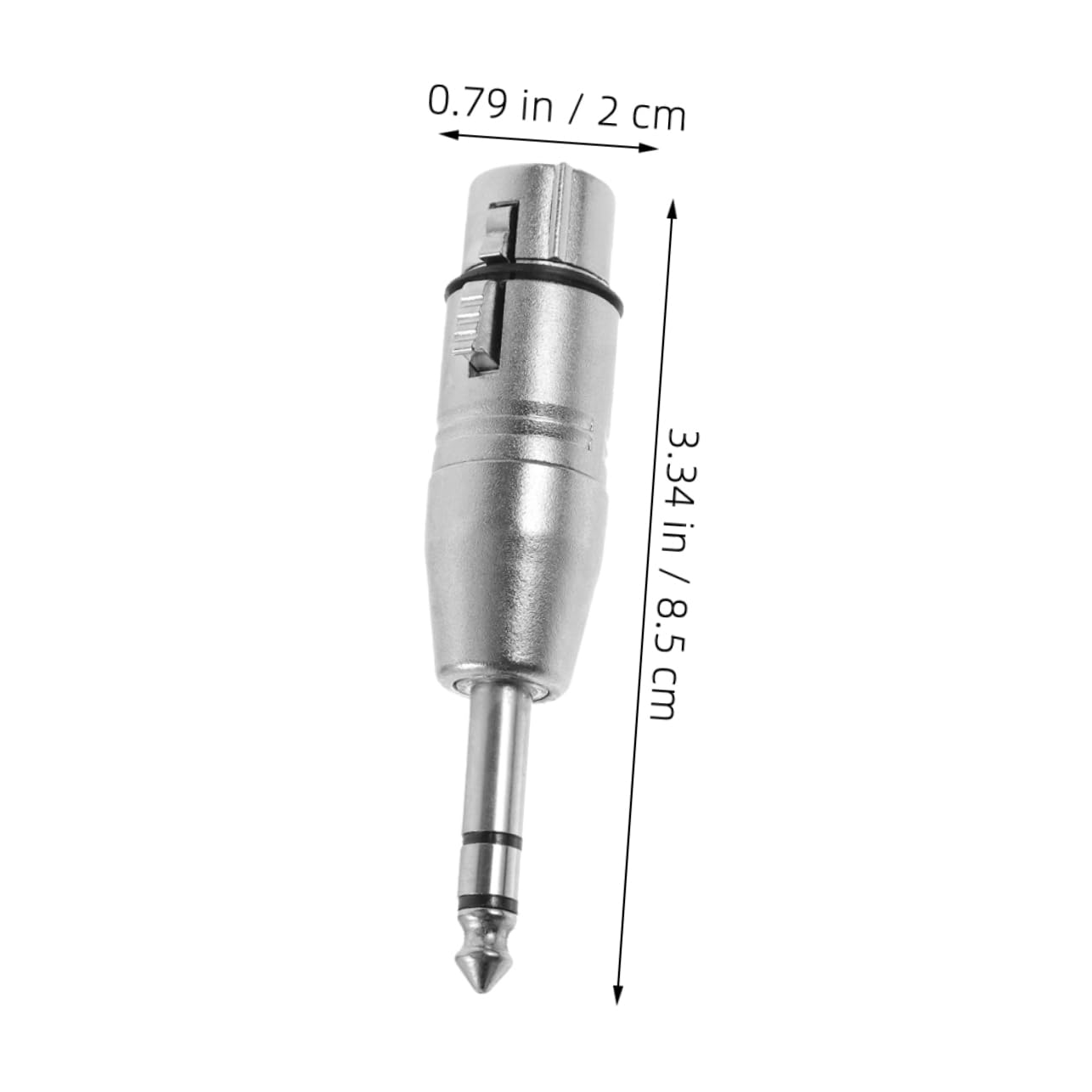 Angoily 5 Set Di Adattatori Per Connettori Per Cuffie Stereo Da Femmina A 1/4 Di Pollice Connettori Per Apparecchiature Audio 3 Pezzi*5