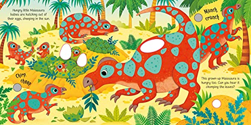 Dinosaur Sounds: Discover the Sounds of Dinosaurs with Fun Noises and Charming Illustrations for Little Explorers (Sound Books) - Image 2