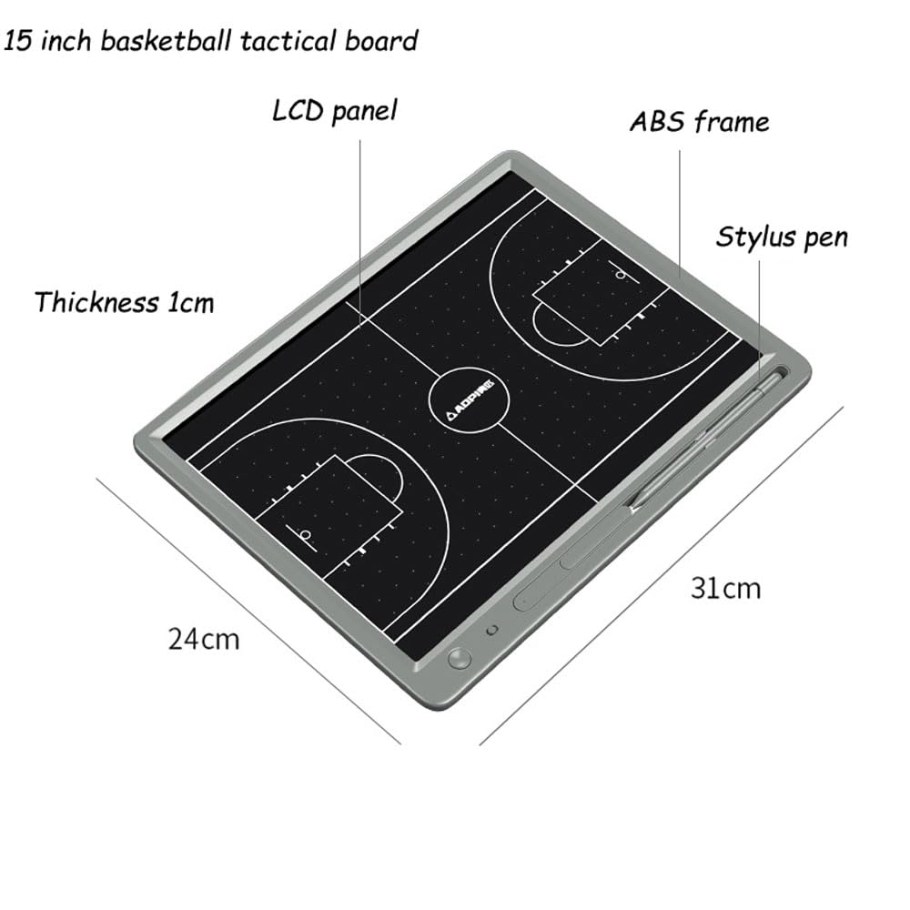 15 cali/20 cali LCD Tablica trenerska piłki nożnej/koszykówki, elektroniczna taktyczna tablica szkoleniowa Tablica trenera Sprzęt/akcesoria trenerskie Prezenty dla trenerów piłki Materiały edukacyjne