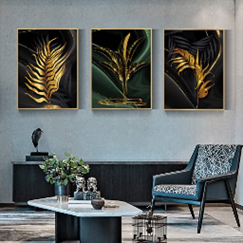 Peinture moderne scandinave plante feuille verte affiche salon 20x30