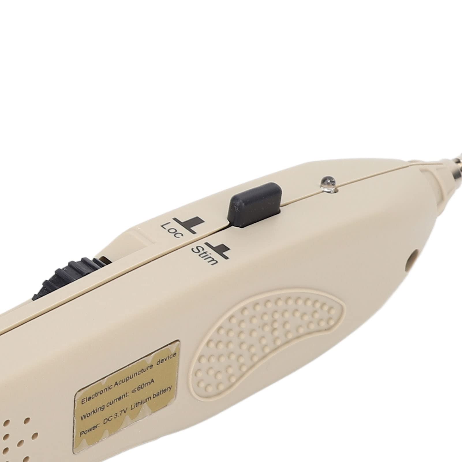 Lápiz de Acupuntura Recargable Masajeador de Meridiano Portátil con Adhesivo de Electrodo, Dispositivo de Acupresión de Mano