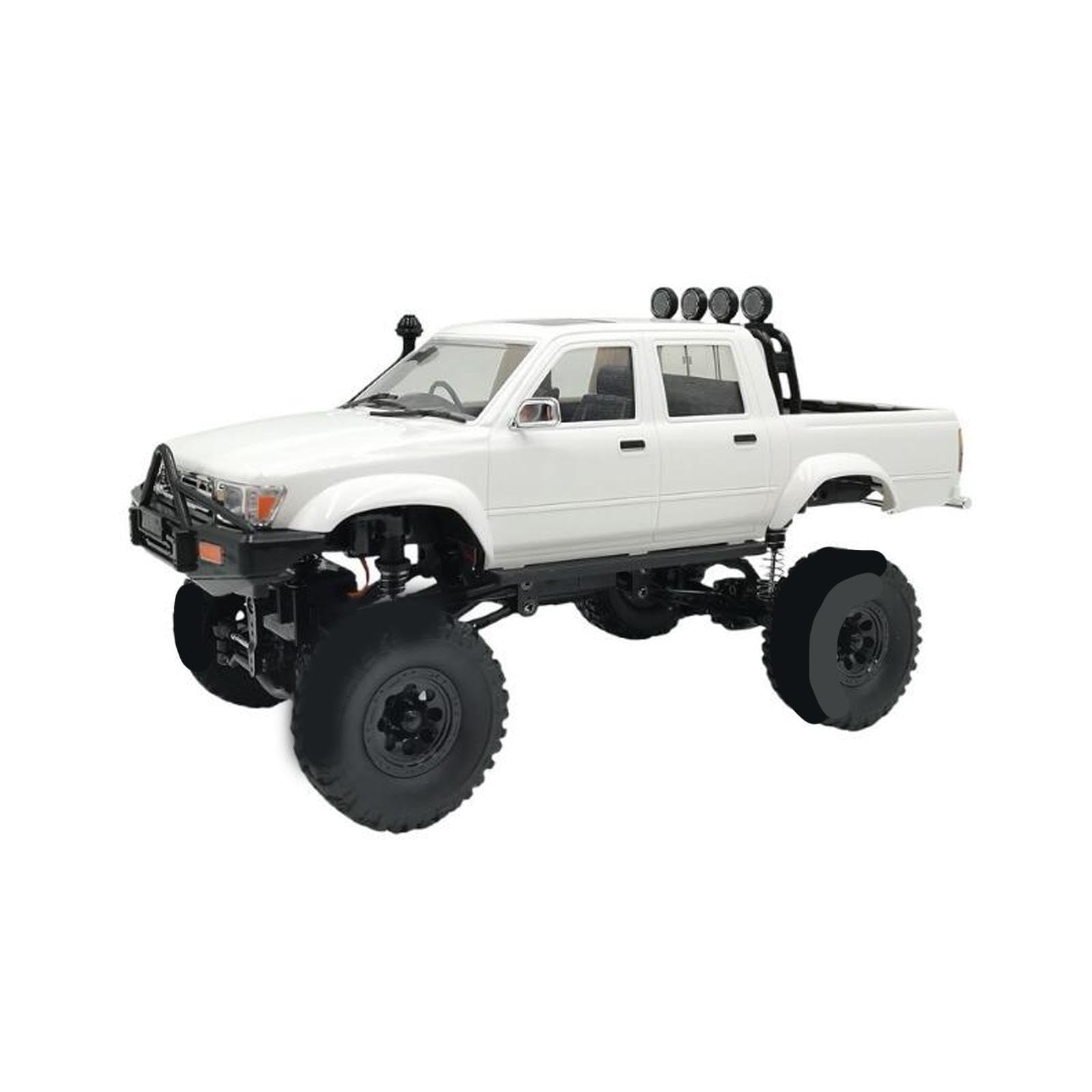 Kit De Mejora RC Metálico con Placa Lateral De Esquiva Y,Plata