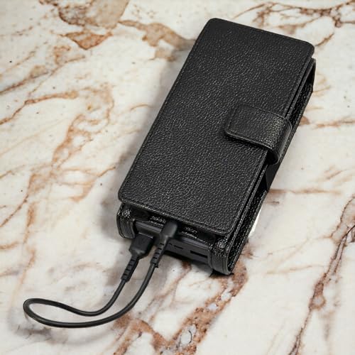 Image of ZAOMA Shock Proof Pouch Case Wallet Cover Protector Compatible for Ambrane 27000mAh Power Bank, Stylo Pro 20W Fast Charging with Loop (PBPLOOP DBLK005)