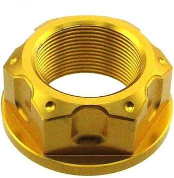 Aluminum Steering Stem Nut For CRF50 XR50 KLX110 KX65 KX85 DRZ110 RM85 TTR50 TTR110 TTR125 Pit Dirt Bike Gold