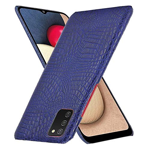FTRONGRT Estuche para ZTE Nubia Red Magic 6 Funda, PC + Carcasa Protectora Envuelta en Cuero, Anti-caída, Adecuada para Funda Protectora de teléfono móvil ZTE Nubia Red Magic 6.Azul Oscuro