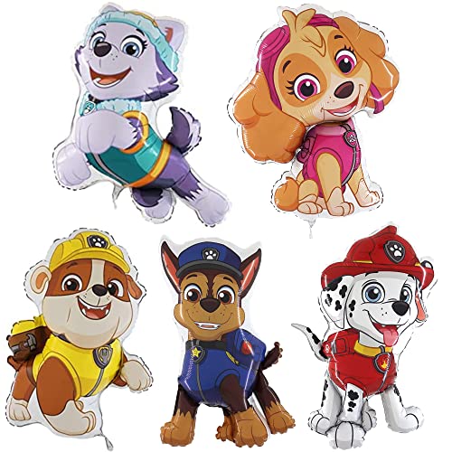 Ballons Paw Patrol Toyland : kit déco aluminium Everest et Chase pour goûter
