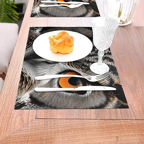 Sets de table en PVC antidérapants imperméables 30x45cm pour table à manger moderne