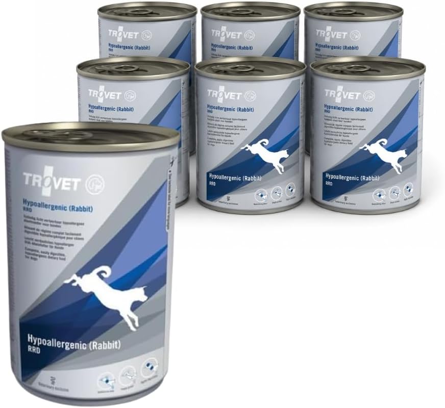TROVET Hypoallergenic RRD (Rabbit) Dog - 6 x 400g Tins